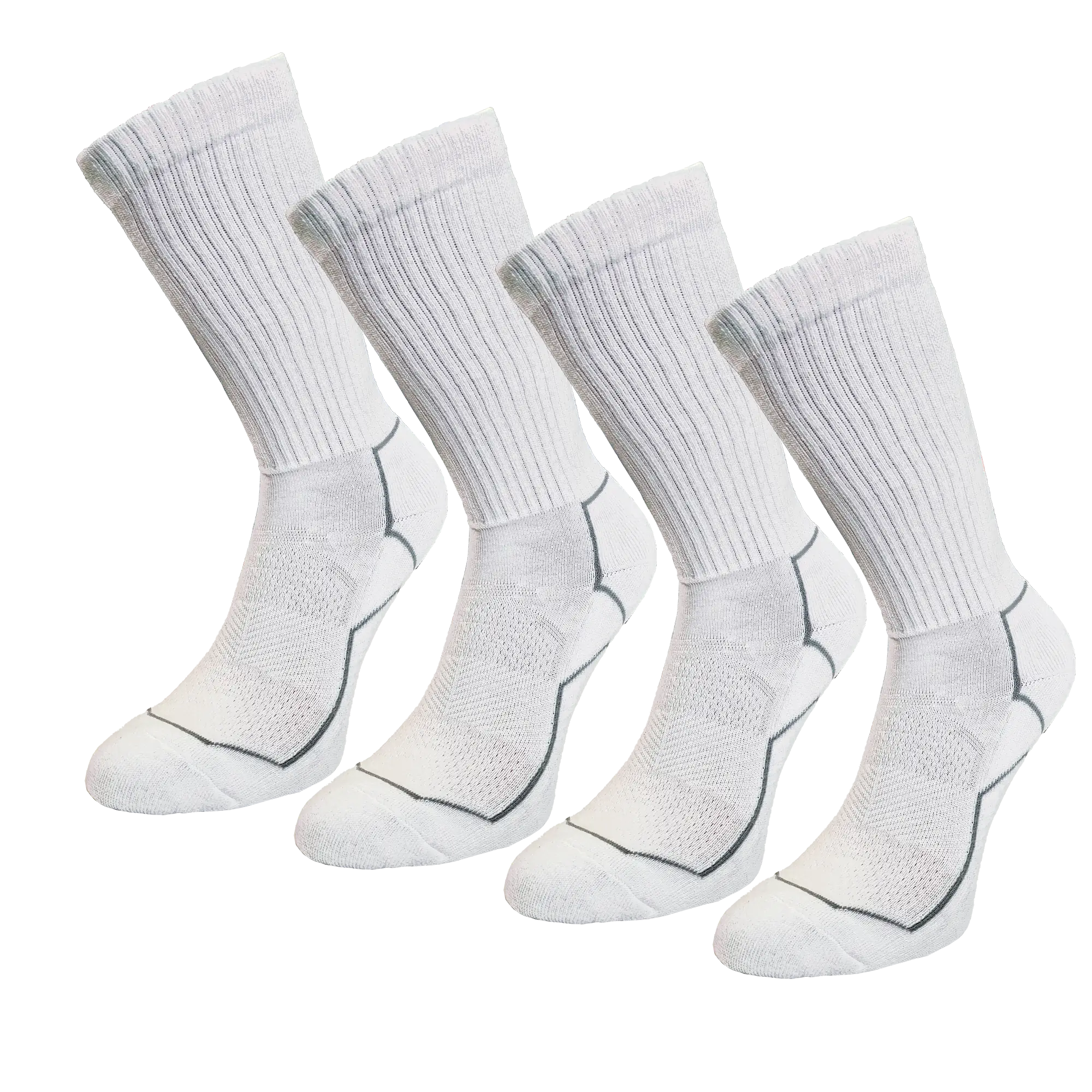 PUMA Performance Crew Train Unisex Cushioned Sportsocken 4-14 Paar - Gr. 35-46,  Weiß